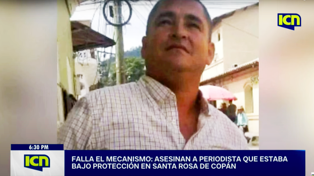 Motorcyclists shot and killed journalist Javier Hércules on May 31, 2025, as he drove his taxi in the western Honduran department of Copán. (Screenshot: ICN Digital/YouTube)