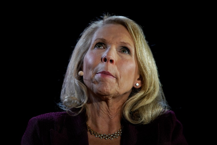 Shari Redstone, president of National Amusements and Vice Chairman, CBS and Viacom speaks at the WSJTECH live conference in Laguna Beach, California, U.S. October 21, 2019. REUTERS/ Mike Blake