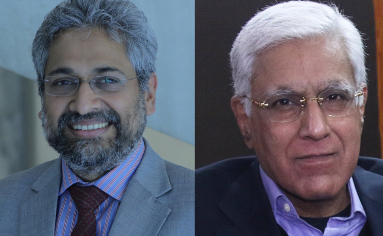Indian journalists Siddharth Varadarajan (left) and Karan Thapar (right) face fresh police investigations despite a Supreme Court order protecting them from arrest in the northeastern state of Assam. (Photo: Wikimedia Commons, Courtesy The Wire)