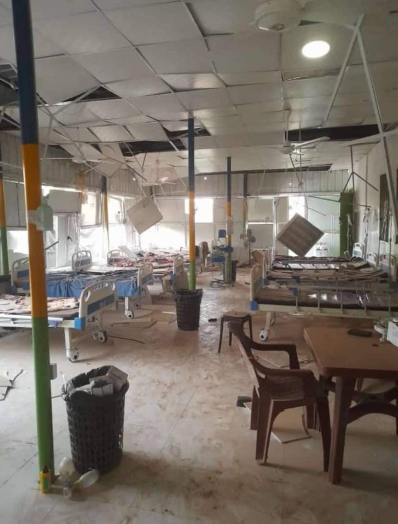 The bombardment of El-Fasher by the RSF has decimated the city's health care system, destroying hospitals like this one.
