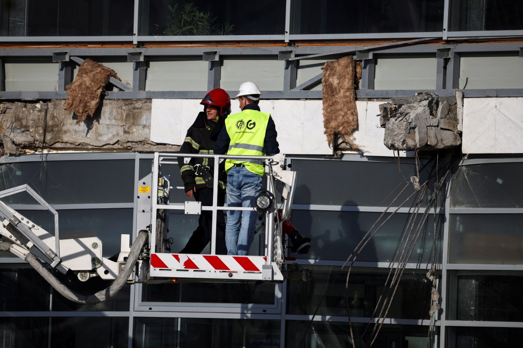 Multiple journalists were attacked at demonstrations linked to the deadly 2024 Novi Sad railway station collapse, seen here. The collapse sparked nationwide protests that have since grown into a broader movement against corruption and President Aleksandar Vučić’s increasingly authoritarian rule.