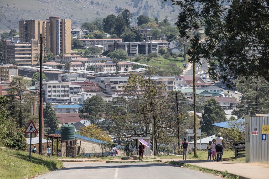 A view of Swaziland's capital, Mbabane, in 2023.