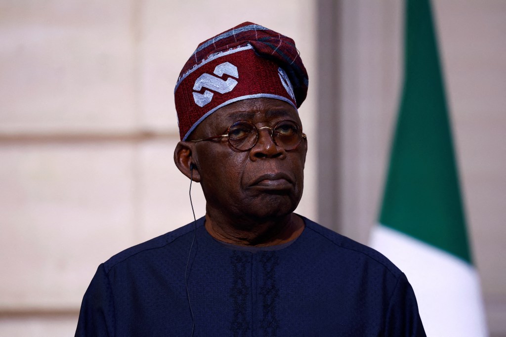 Nigerian President Bola Tinubu in Paris in 2024.