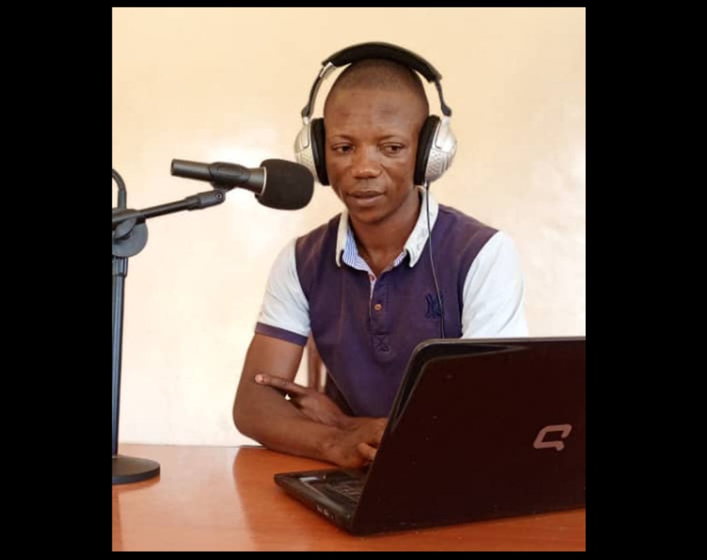 Congolese journalist Michael Tenende