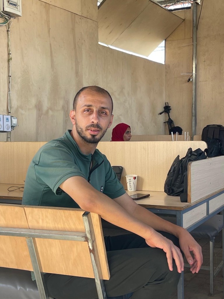 Islam Ahmed after his release. 