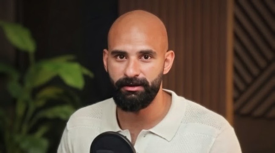The father of podcast host Seif al-Islam Eid (seen here) was arrested in Egypt in a case of transnational repression.