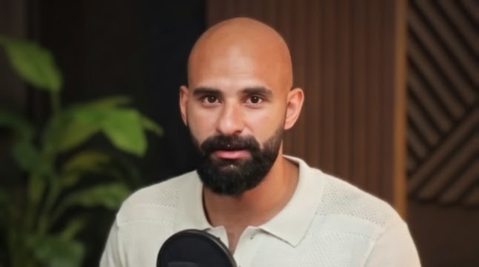 The father of podcast host Seif al-Islam Eid (seen here) was arrested in Egypt in a case of transnational repression.