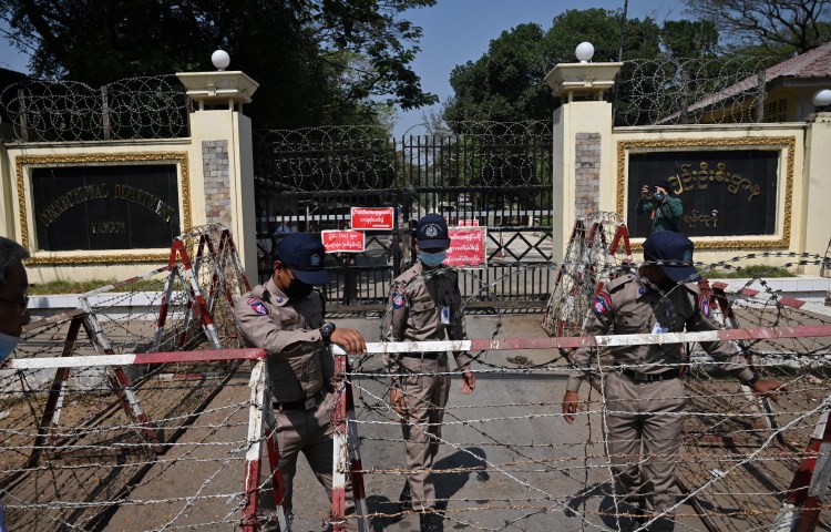 Insein prison in Yangon, Myanmar