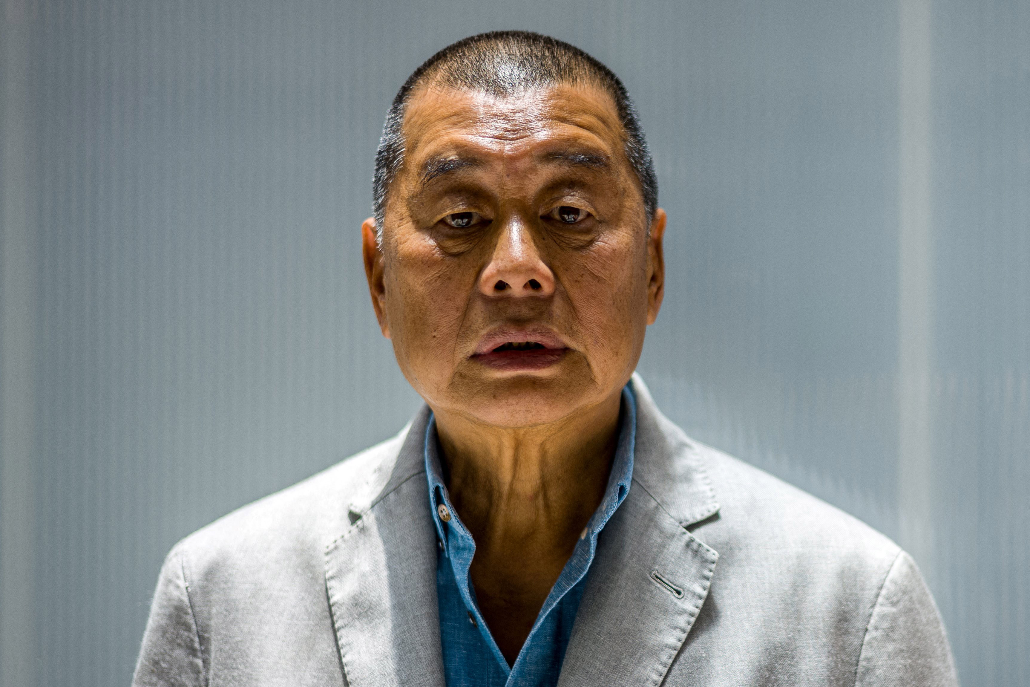 Publisher Jimmy Lai poses during an interview at the Next Digital offices in Hong Kong on June 16, 2020. (Photo: AFP/Anthony Wallace)