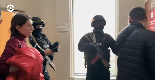 During the search of Orda’s offices, police denied entry to lawyers and refused to show a search warrant.