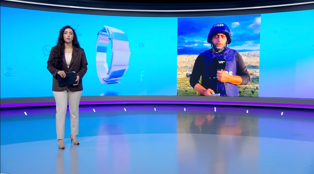 Syria TV reports on threats against its reporter Anas Idrees.