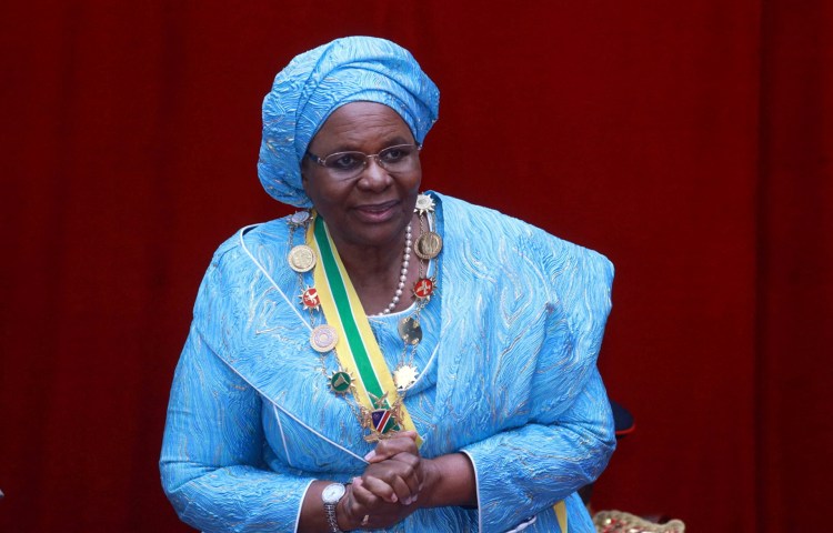 Namibia's first female President, Netumbo Nandi-Ndaitwah at her inauguration at the State House in Windhoek, Namibia, on March 21, 2025. (Photo: Reuters/Stringer)