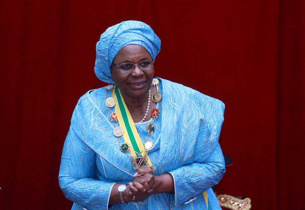 Namibia's first female President, Netumbo Nandi-Ndaitwah at her inauguration at the State House in Windhoek, Namibia, on March 21, 2025. (Photo: Reuters/Stringer)