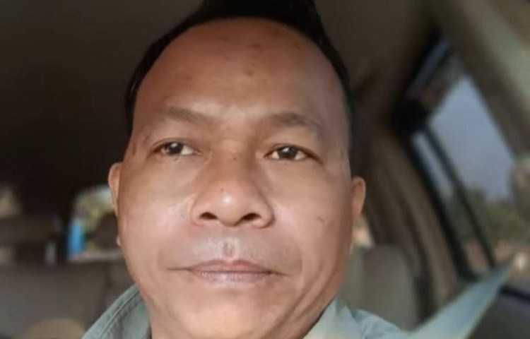 Hem Vanna, a journalist with the local independent HVNN TV Online, was arrested over a report about a suspected Cambodian cyberscam compound. (Photo: Courtesy of ADHOC-Cambodia)