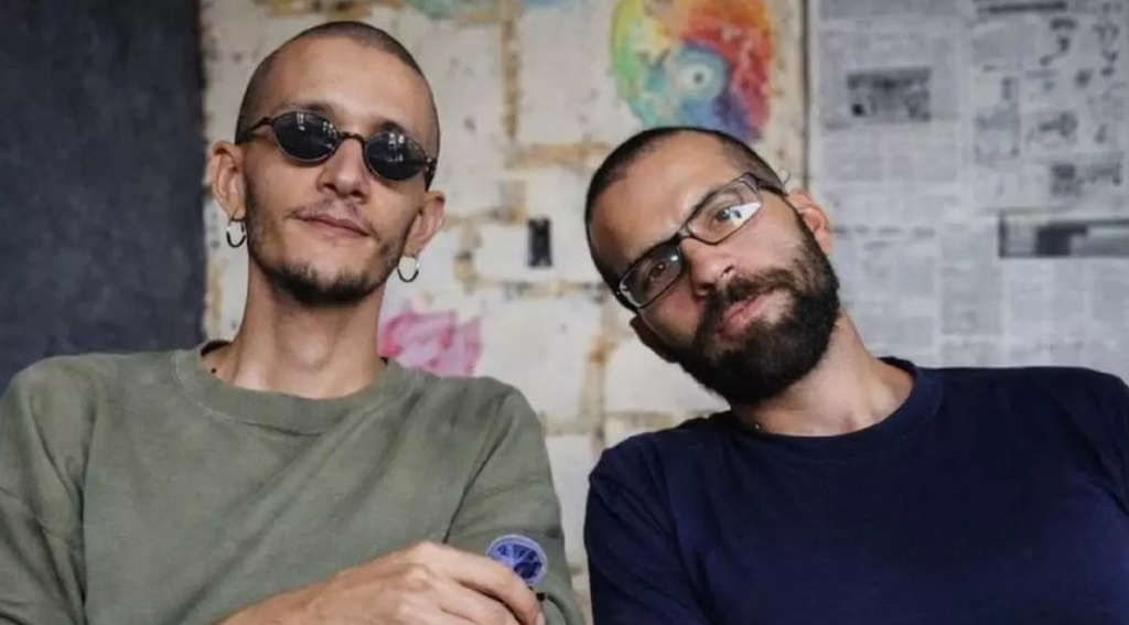 Ernesto Ricardo Medina and Kamil Zayas Pérez were detained by police in the city of Holguín on February 6. (Photo: Facebook/Observatorio de Derechos Culturales)