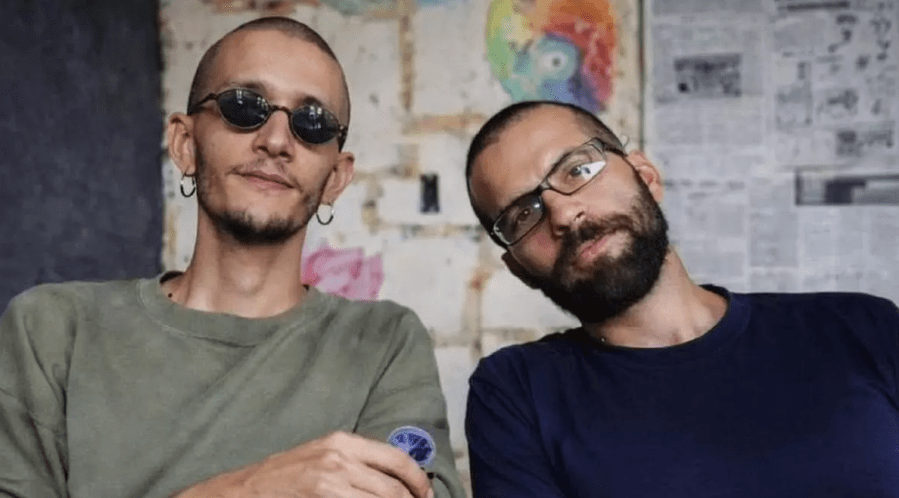Ernesto Ricardo Medina and Kamil Zayas Pérez were detained by police in the city of Holguín on February 6. (Photo: Facebook/Observatorio de Derechos Culturales)