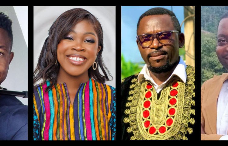 Videographer Arnold Ndal (from left), photographer Angel Ngwe, reporters Randy Joe Sa’ah, and Nalova Akua