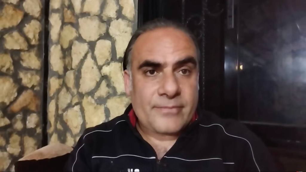 Alaa Mohammed in a screenshot from his final YouTube video, published hours before he was found dead.