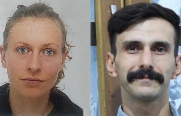 German journalist Eva Maria Michelmann (left) and Kurdish-Turkish journalist Ahmed Polad (right), went missing in Raqqa on January 18, 2026.