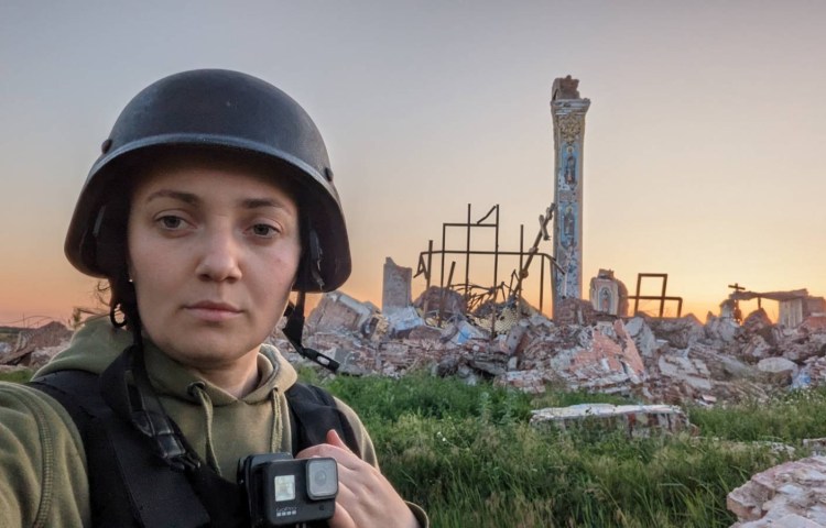 Journalist Anna Kalyuzhna says she has received more than 150 messages on Facebook containing insults and misogynistic remarks.