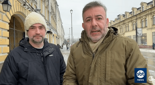 Jared Goyette (left) and Sérgio Utsch (right) received threats after publishing an investigation into alleged abuses in a military unit fighting under Ukraine’s military intelligence.