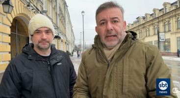 Jared Goyette (left) and Sérgio Utsch (right) received threats after publishing an investigation into alleged abuses in a military unit fighting under Ukraine’s military intelligence.
