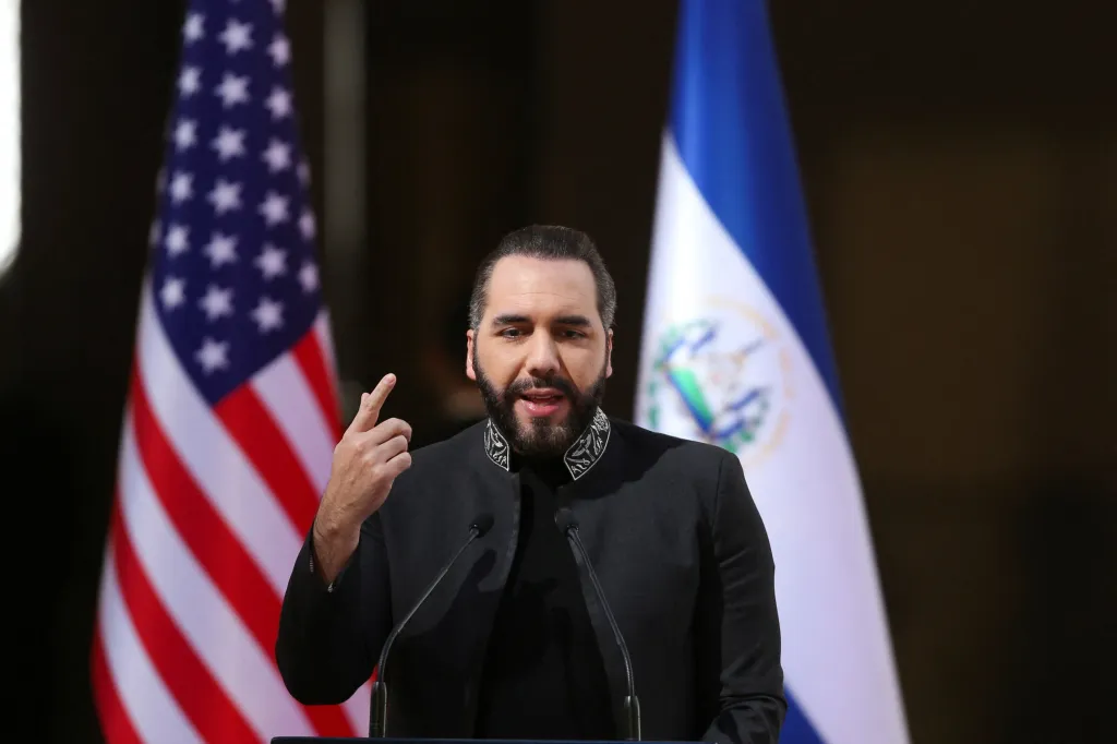 El Salvador's President Nayib Bukele speaks during the First National Prayer Breakfast for El Salvador organized by Prospera Foundation, in San Salvador, El Salvador, January 19, 2026. REUTERS/ Jose Cabezas