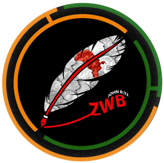 The logo of Zambian Whistleblower, citing the Bible verse, "You will know the truth and the truth will set you free."