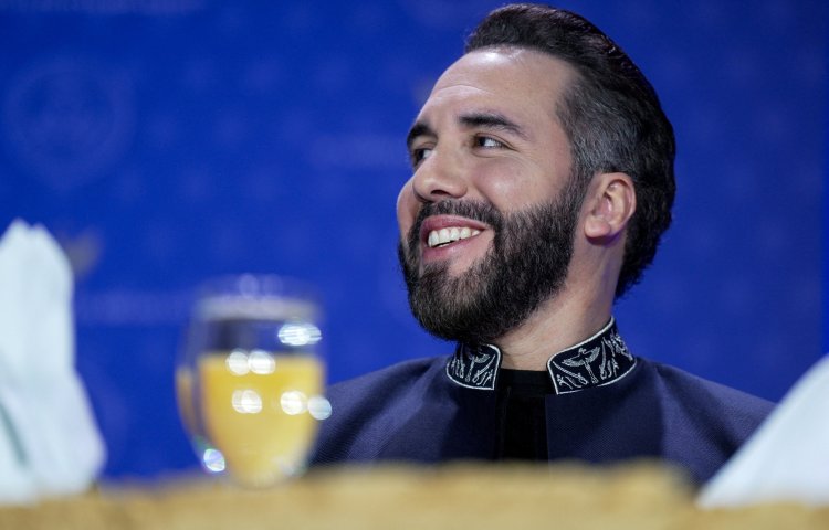 El Salvador's President Nayib Bukele attends the National Prayer Breakfast in Washington, D.C., U.S., February 5, 2026. REUTERS/Al Drago