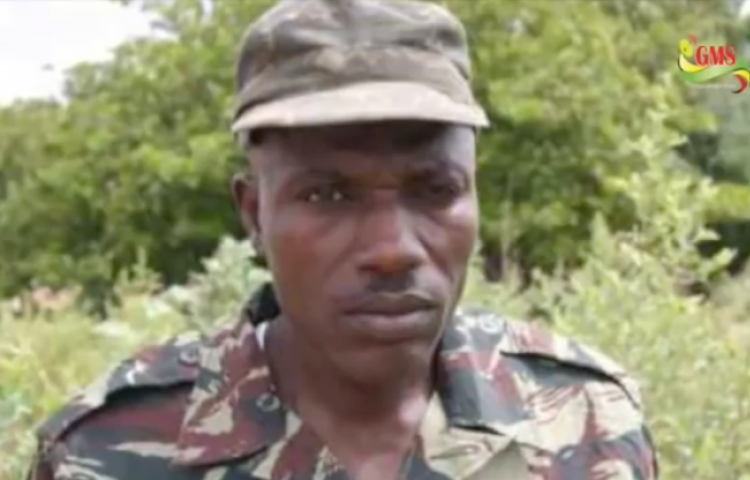 Senegalese rebel leader,César Atoute Badiate.