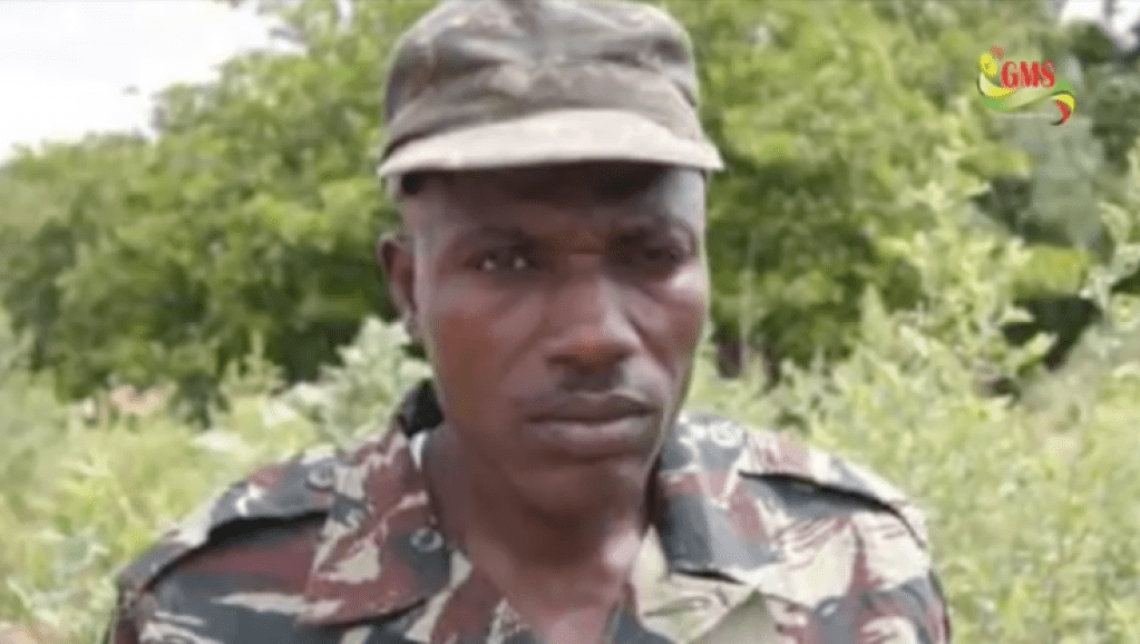 Senegalese rebel leader,César Atoute Badiate.