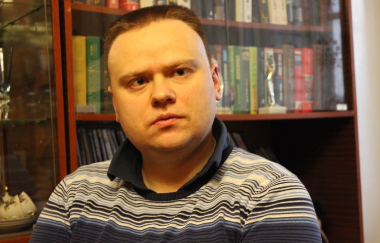 Russian authorities detained Aleksey Seregin after beating him, confiscating his phone, and searching his home.