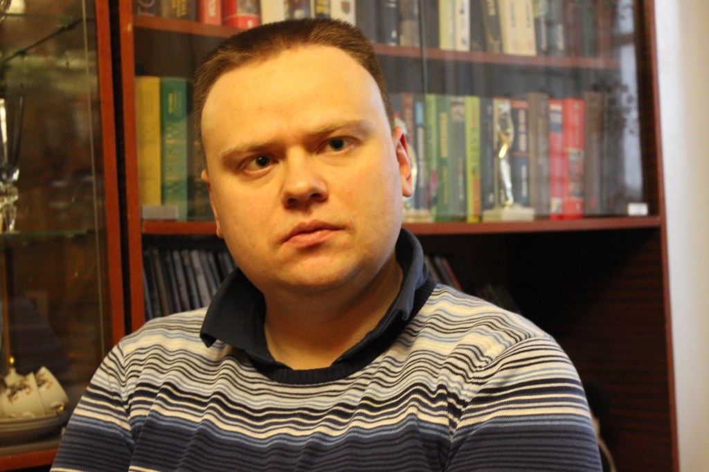 Russian authorities detained Aleksey Seregin after beating him, confiscating his phone, and searching his home.