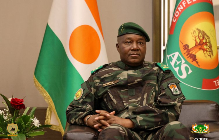 The head of the Nigerien junta, General Abdourahamane Tiani.
