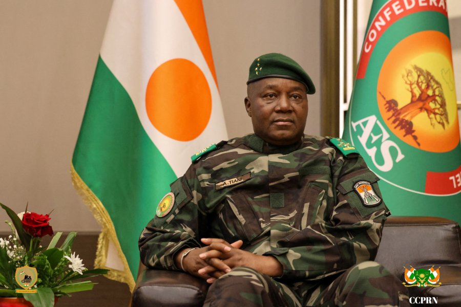 The head of the Nigerien junta, General Abdourahamane Tiani.