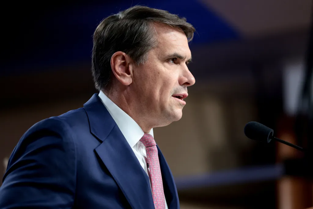 Under Todd Blanche’s tenure at the DOJ in the second Trump administration, CPJ has documented a broad pattern of unprecedented retaliation and intimidation of journalists. (Photo: Reuters/Evelyn Hockstein)