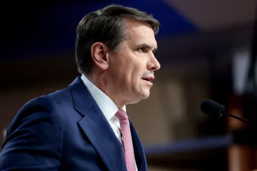 Under Todd Blanche’s tenure at the DOJ in the second Trump administration, CPJ has documented a broad pattern of unprecedented retaliation and intimidation of journalists. (Photo: Reuters/Evelyn Hockstein)