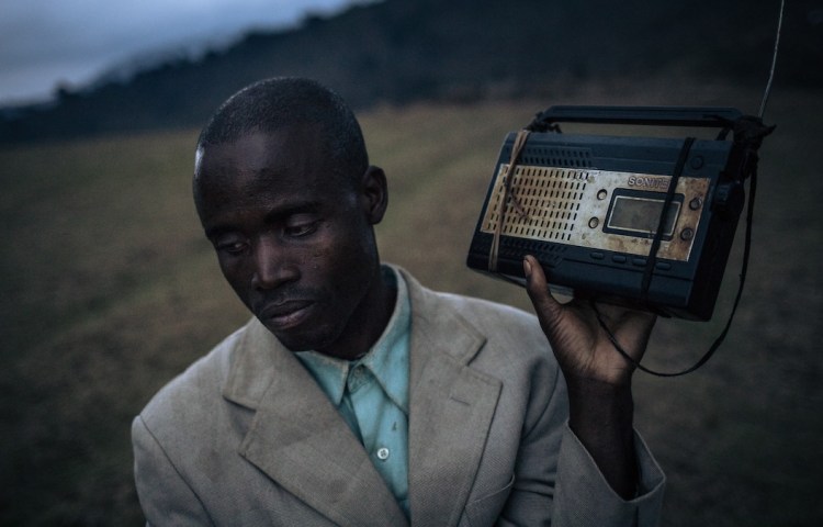 Displaced man in Democratic Republic of Congo