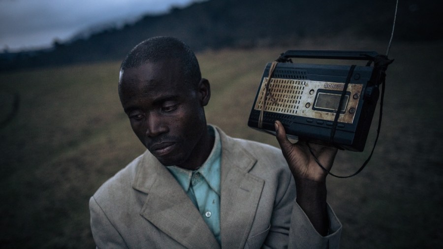 Displaced man in Democratic Republic of Congo