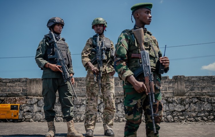 M23 rebel soldiers