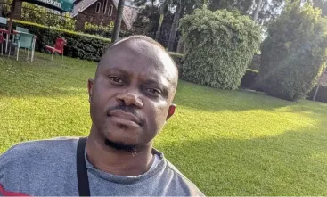DRC journalist John Zihindula Bwirabwanda in exile in Uganda