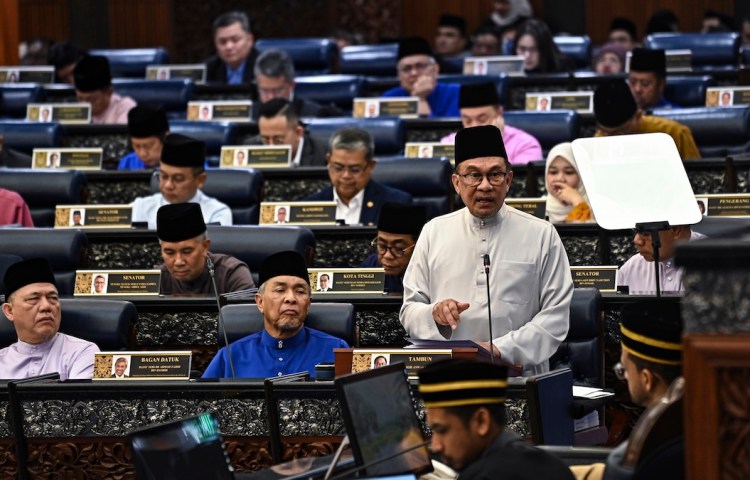 Malaysia's Prime Minister and Finance Minister Anwar Ibrahim