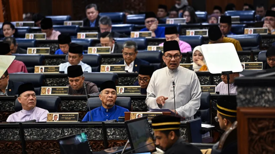 Malaysia's Prime Minister and Finance Minister Anwar Ibrahim