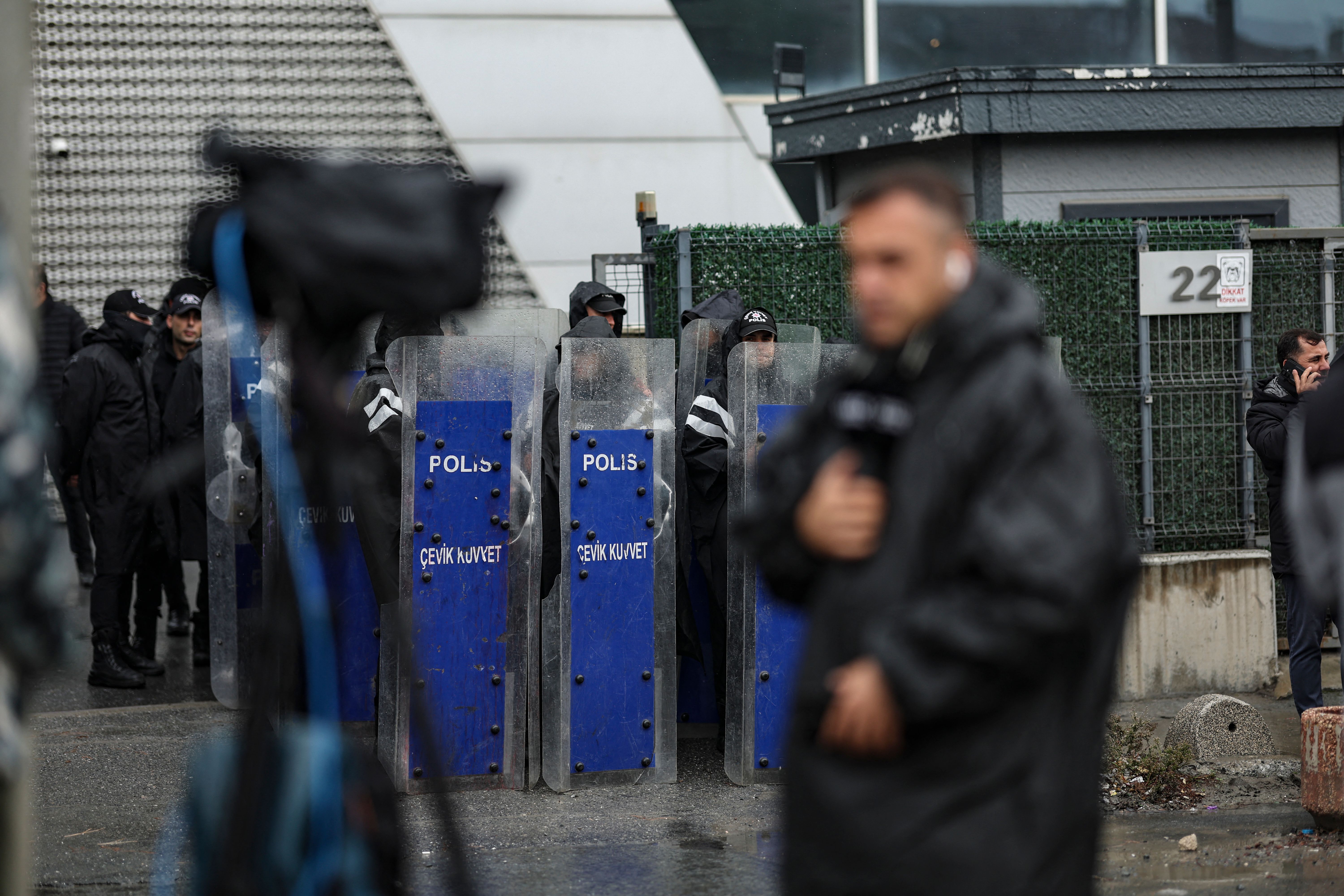 Turkish authorities seize control of popular pro-opposition Halk TV after police raid headquarters, stop live broadcasts